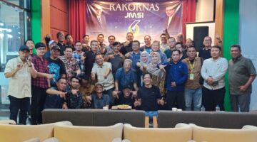 ‎Tiba di Serang Banten, Pengda JMSI Lampung Langsung Ikuti Rakornas