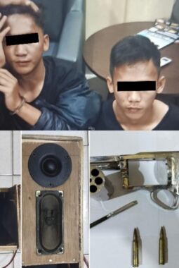 Dua Orang Warga Muara Enim Pelaku Pengancaman Dengan Senjata Rakitan Dìtangkap Polisi