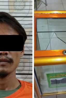Polsek Metro Barat Amankan Terduga Pelaku Pencuri Kotak Amal Musholla