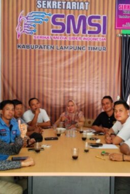 SMSI Lampung Timur Susun Program Sertifikasi Media, Donor Darah, dan Dukung UMKM