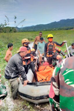Polisi Turunkan Tim Gabungan Evakuasi Warga Lampung Utara Tenggelam di Bendungan Way Rarem