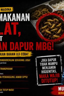 SATMA AMPI : Ditemukan Ulat di Dapur MBG Panggorengan Bukan Sekedar Kelalaian, Tapi Kejahatan Terhadap Penerima Manfaat 