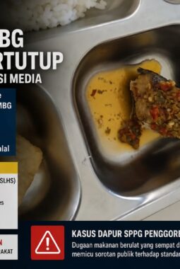 Satgas MBG Madina Diduga Tertutup, Makanan Berulat Standar Keamanan Dapur Disorot 
