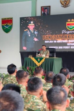 Danrem 043/Gatam Dampingi Pangdam XXI/Radin Inten Perkuat Sinergi dan Resmikan Fasilitas Baru di Way Kanan
