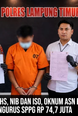 Modus Urus SLHS, NIB dan ISO, Oknum ASN Ditangkap Polisi Tipu Pengurus SPPG Rp 74,7 Juta
