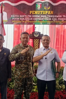 Dandim 0424/Tanggamus Resmi Tutup Karya Bakti TNI Tahun 2026 