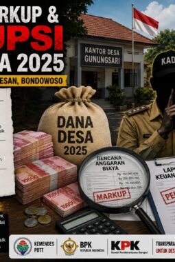 Dana Desa Gunung Sari Tahun 2025 Diduga Dikorupsi dan Mark Up Anggaran
