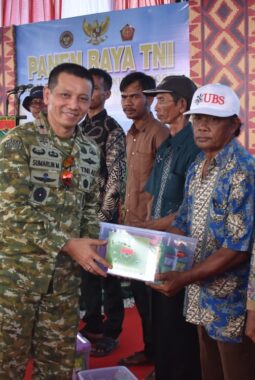 Perkuat Ketahanan Pangan, Danrem 043/Gatam Hadiri Panen Raya Nasional Bersama Presiden RI
