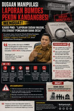 Laporan BUMDes Jadi Syarat Cair Dana Desa, Kabid PMD Tanggamus Akui Terima Laporan Pekon Kandangbesi di Tengah Dugaan Manipulasi