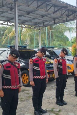 Polres Tulang Bawang Perketat Pengamanan, Unit Pamobvit Siaga Penuh Jaga Objek Vital Perbankan Demi Rasa Aman Masyarakat