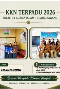 KKN Mahasiswa IAI Tulang Bawang Mengusung Tema PHBS Berkolaborasi Dengan Masyarakat