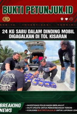 Satres Narkoba Polrestabes Medan Gagalkan 24 Kg Sabu Dalam Dinding Mobil di Tol Kisaran Asahan