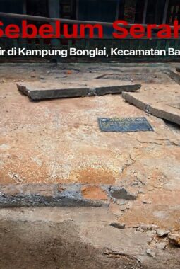 Tandon Air Dana Desa di Way Kanan Ambruk Sebelum Serah Terima, Warga Soroti Kualitas Konstruksi
