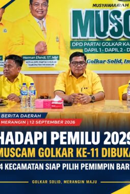 Jelang Pemilu 2029, Golkar Merangin Gelar Muscam ke-11