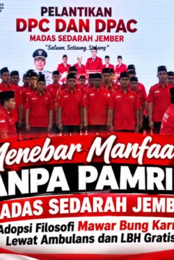 Menebar Manfaat Tanpa Pamrih: Madas Sedarah Jember Adopsi Filosofi Mawar Bung Karno