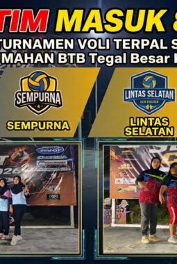 Empat Tim Melaju ke Delapan Besar di Pembukaan Turnamen Voli Terpal Sevent Cup 2026