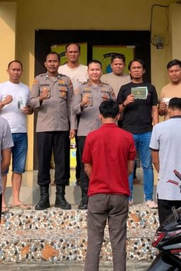 Polres Tanggamus Tangkap Tiga Terduga Penadah Motor Curian