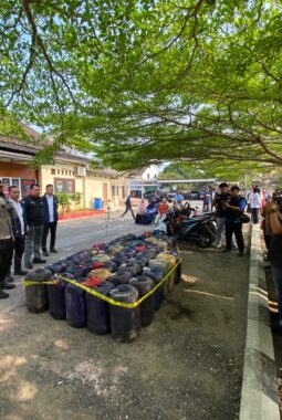 Polres Way Kanan Ungkap Curas Ranmor di 5 Lokasi dan Penyalahgunaan BBM Subsidi