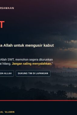 GIBM Jambi Serukan Shalat Istisqa, Ajak Warga Tak Saling Menyalahkan di Tengah Kabut Asap