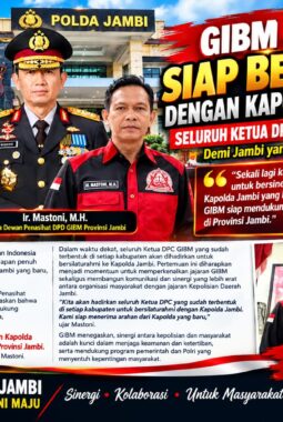 GIBM Jambi Siap Bersinergi dengan Kapolda Baru, Ketua DPC se-Provinsi Akan Bersilaturahmi