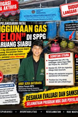 Penggunaan Gas “Melon” di SPPG Sibaruang Siabu Mencuat, Manajemen Sebut Force Majeure