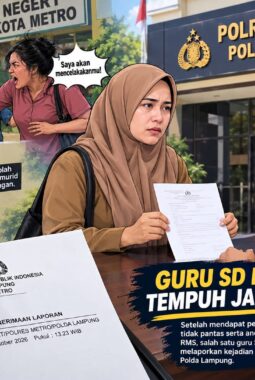 Guru SD di Metro Laporkan Wali Murid ke Polisi: Diduga Dihina dan Diancam di Lingkungan Sekolah