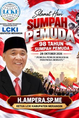 LCKI Merangin: Sumpah Pemuda Jadi Momentum Jaga Pemuda dari Narkoba