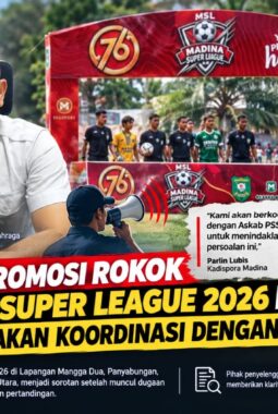 Dugaan Promosi Rokok di Madina Super League 2026 Disorot, Kadispora Madina Akan Koordinasi dengan Askab PSSI