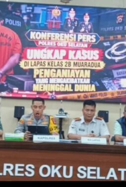 Empat Napi Ditetapkan Tersangka Penganiayaan hingga Tewas di Lapas Muaradua